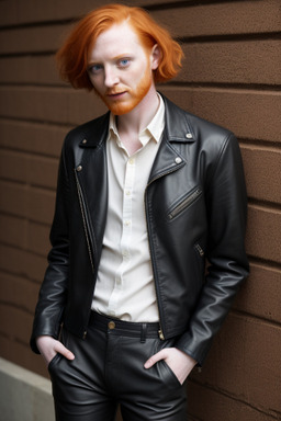 Libyan adult non-binary with  ginger hair