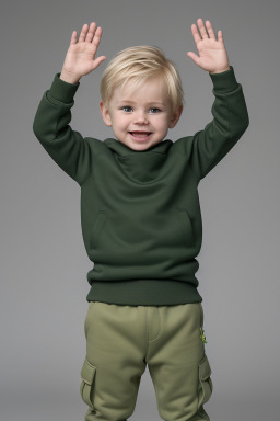 Finnish infant boy with  blonde hair