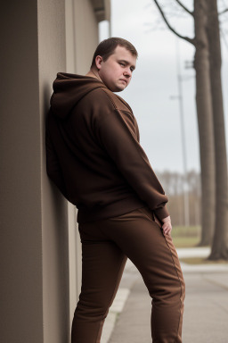 Belarusian adult male with  brown hair