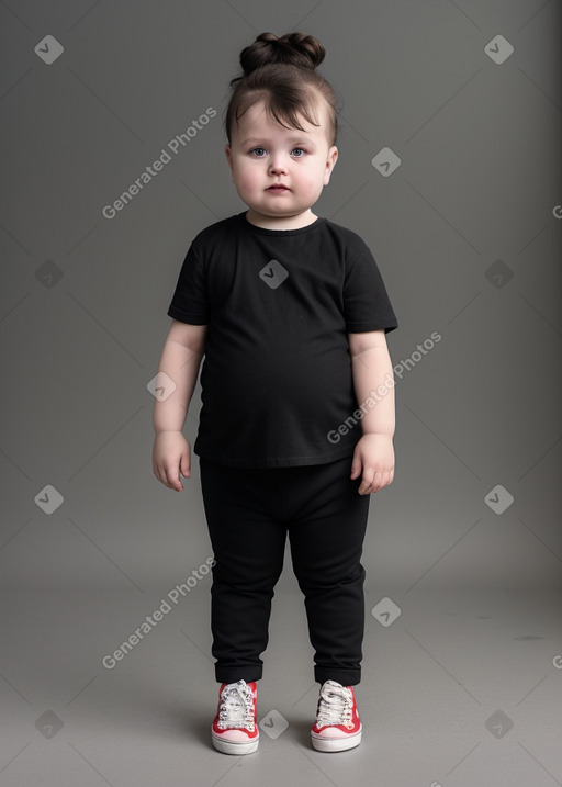 Belarusian infant boy with  black hair