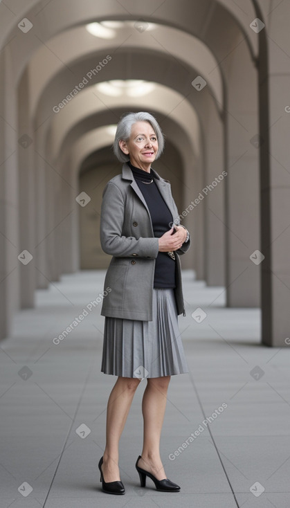 Australian 45 years female with  gray hair