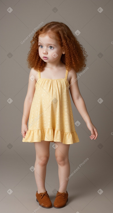 Brazilian infant girl with  ginger hair