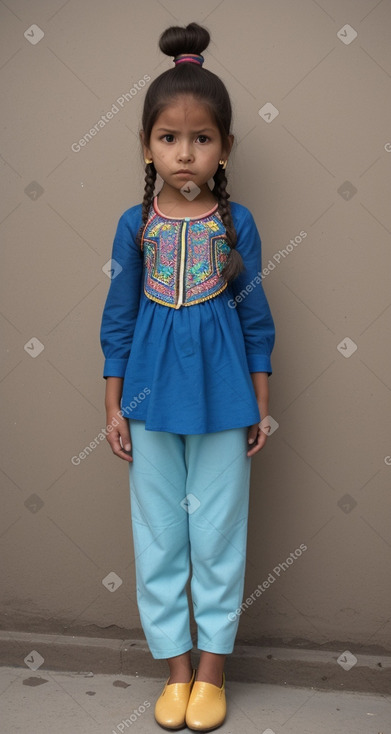 Bolivian child girl 