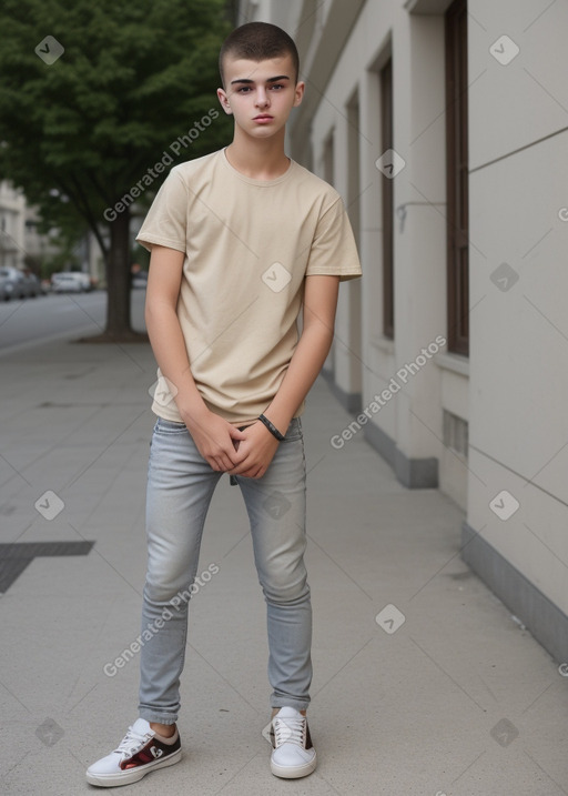 Albanian teenager boy 