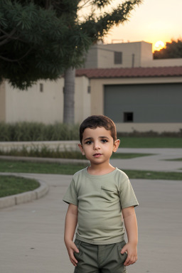 Lebanese infant boy with  gray hair