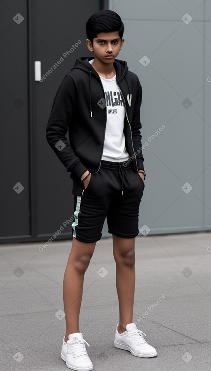 Bangladeshi teenager boy with  black hair