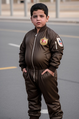 Bahraini child boy with  brown hair