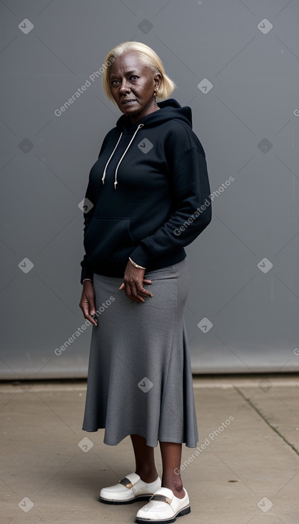 Elderly female with  blonde hair