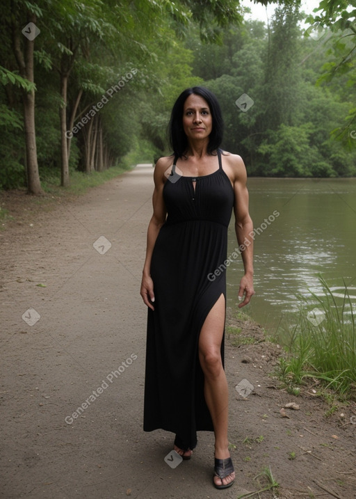 Guatemalan 45 years female with  black hair