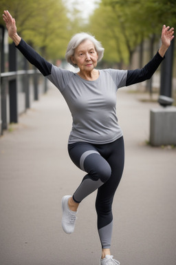 Dutch elderly female with  gray hair