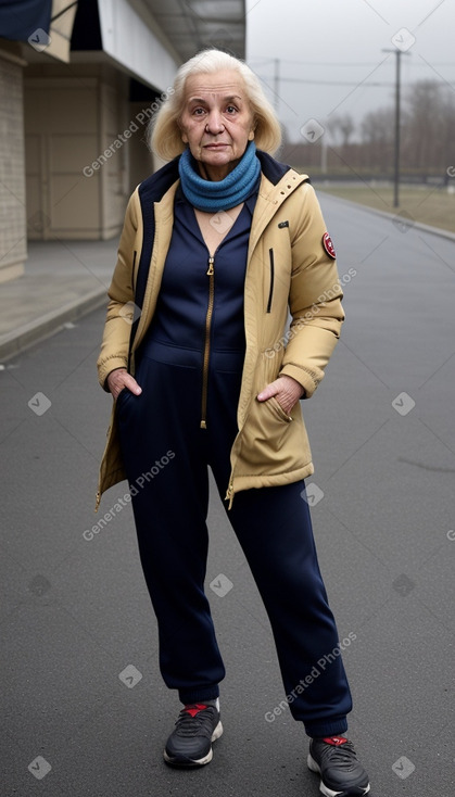 Georgian elderly female with  blonde hair