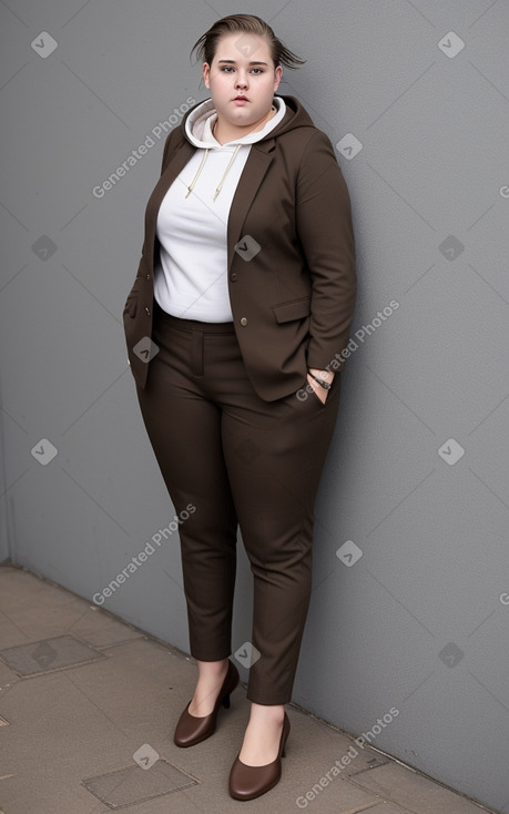 South african young adult female with  brown hair