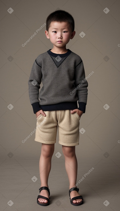 Mongolian child boy 