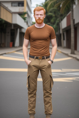 Venezuelan adult male with  ginger hair