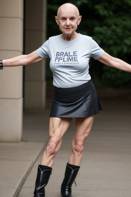 British elderly female with  blonde hair