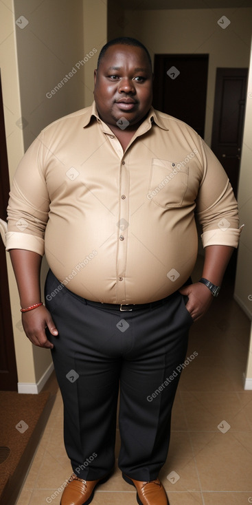 Togolese middle-aged male with  brown hair