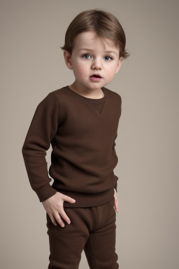 Hungarian infant boy with  brown hair