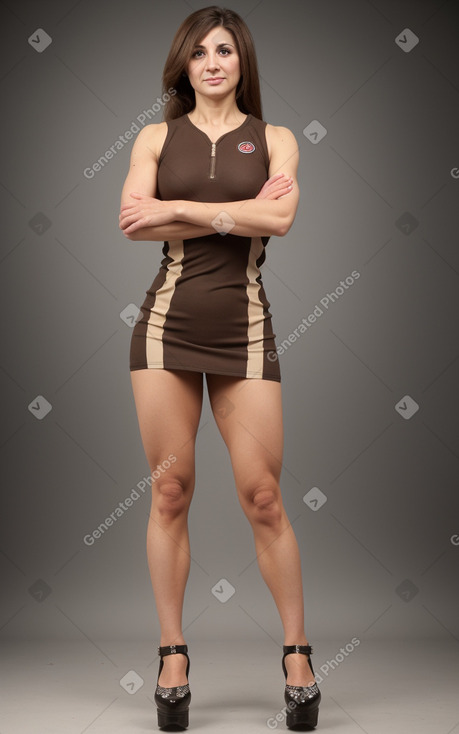 Georgian 45 years female with  brown hair