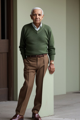 Dominican elderly male with  brown hair