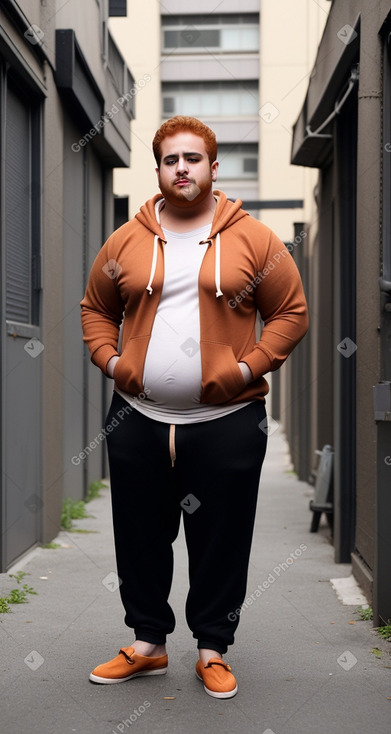 Arab adult male with  ginger hair