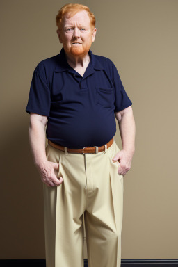 British elderly male with  ginger hair