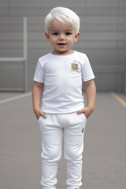 Portuguese infant boy with  white hair