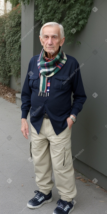 Bulgarian elderly male with  blonde hair