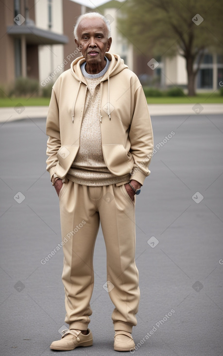 Somali elderly male with  blonde hair