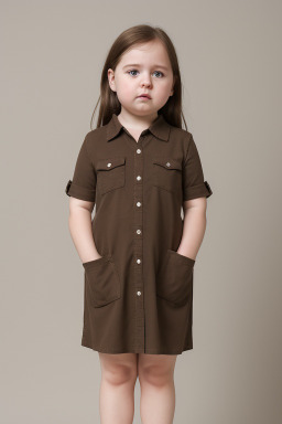 Hungarian infant girl with  brown hair