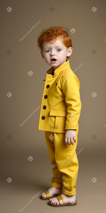 Spanish infant boy with  ginger hair