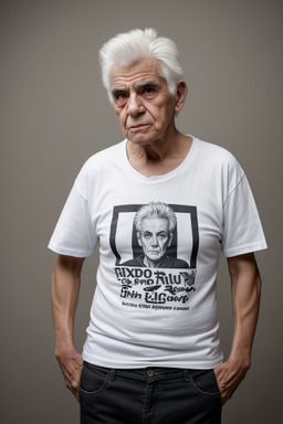 Chilean elderly male with  white hair