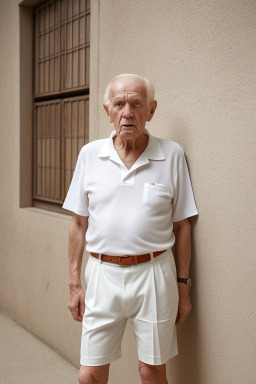 Spanish elderly male with  ginger hair