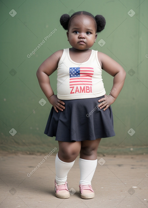 Zambian infant girl 