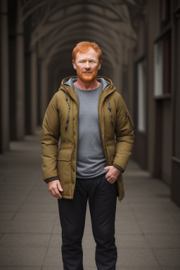 Costa rican middle-aged male with  ginger hair