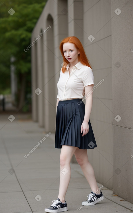 Adult female with  ginger hair