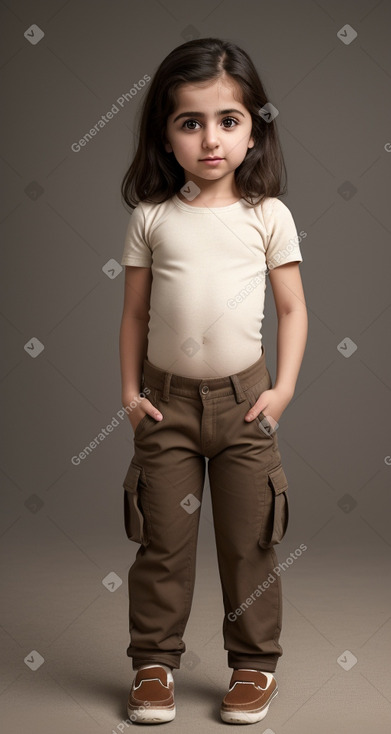 Armenian infant girl with  brown hair