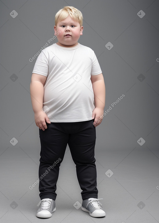 Latvian child boy with  blonde hair