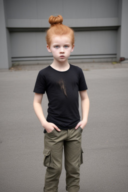 Lithuanian child boy with  ginger hair