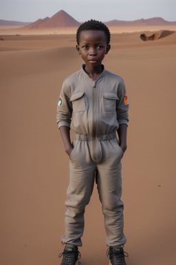 Zambian child boy with  gray hair