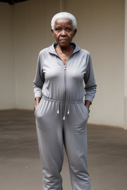 Tanzanian elderly female with  gray hair