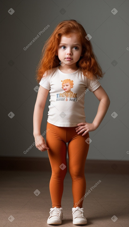 Indian infant girl with  ginger hair