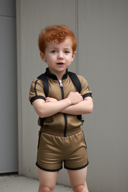 Turkish infant boy with  ginger hair