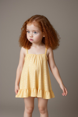 Brazilian infant girl with  ginger hair