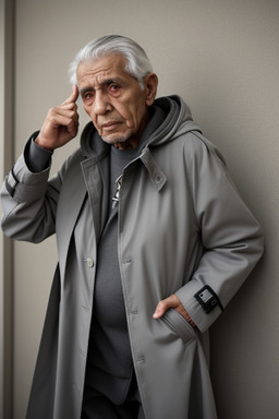 Libyan elderly male with  gray hair