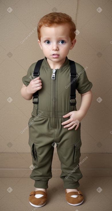 Algerian infant boy with  ginger hair