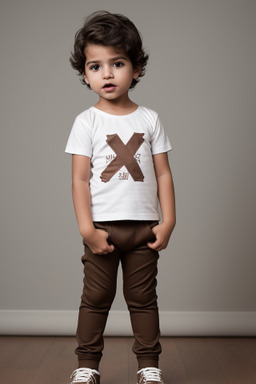 Venezuelan infant boy with  brown hair