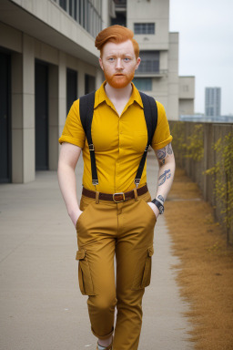 Georgian adult non-binary with  ginger hair