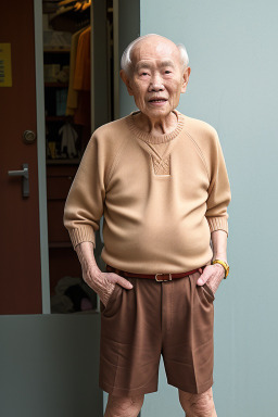 Vietnamese elderly male with  ginger hair