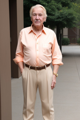 Elderly male with  blonde hair