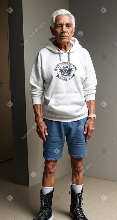 Guatemalan elderly male with  white hair